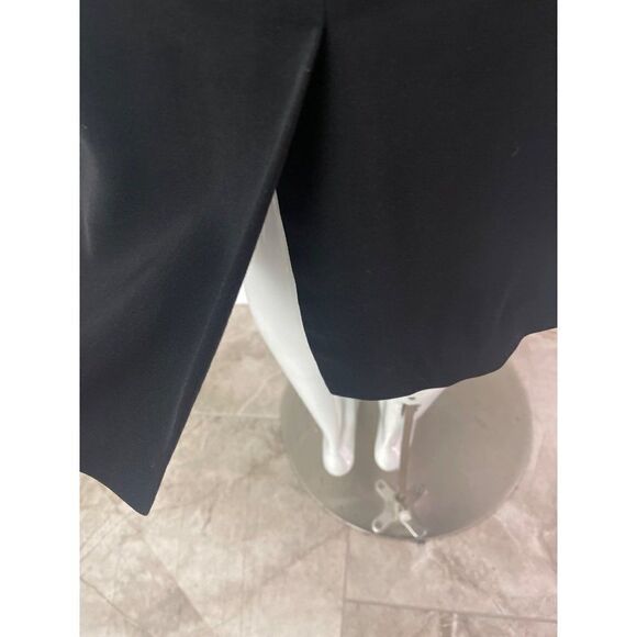 Kasper ASL Black Faux Wrap Blazer Skirt Set Size 10 - Picture 5 of 13